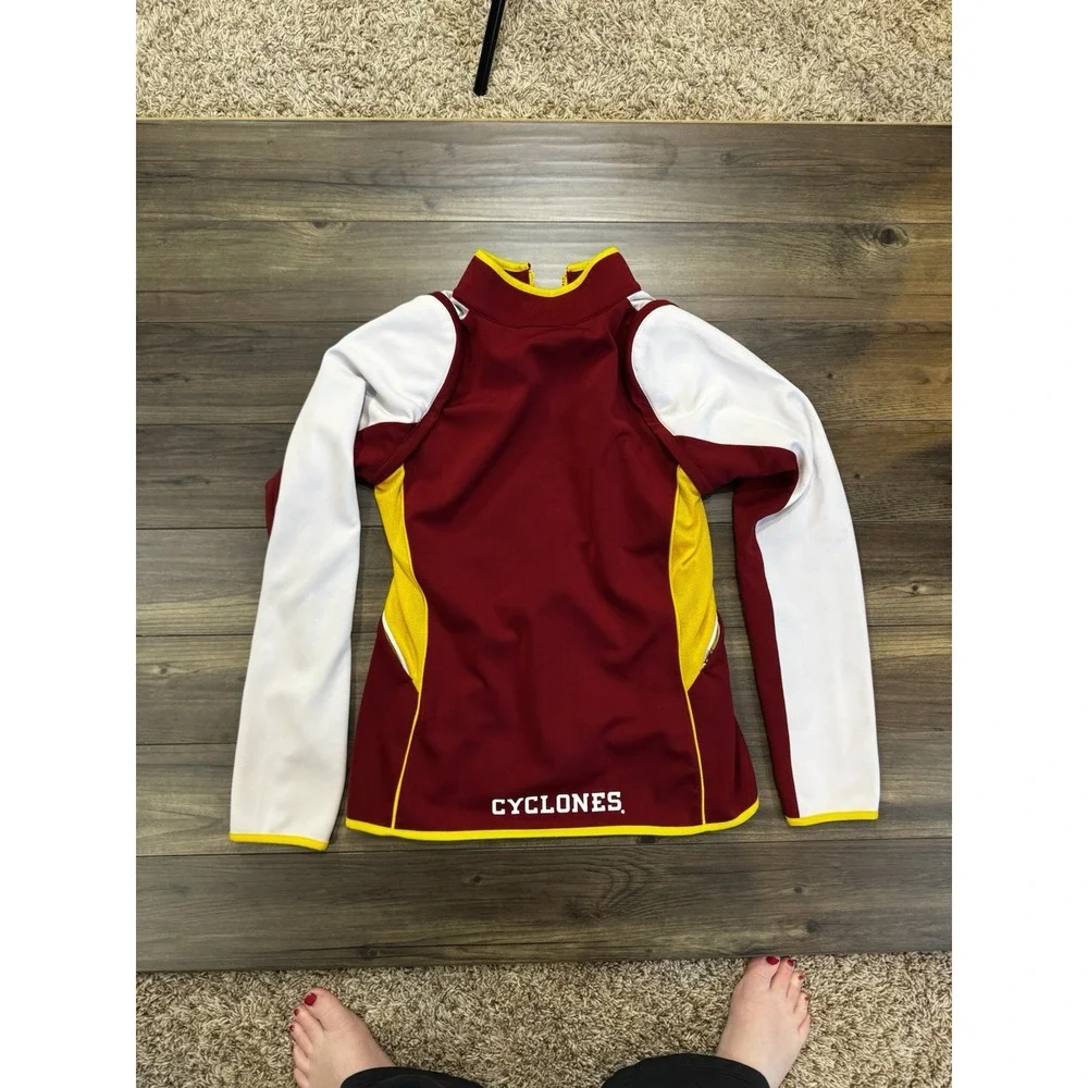 Women's Iowa State Cyclones Ladies XL Zip Up Jacket Authentic Removable Sleeve